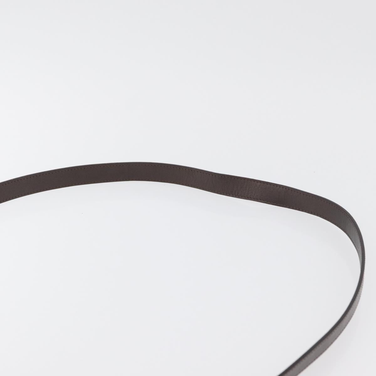 CELINE Shoulder Bag Mouton Brown Auth 178798A