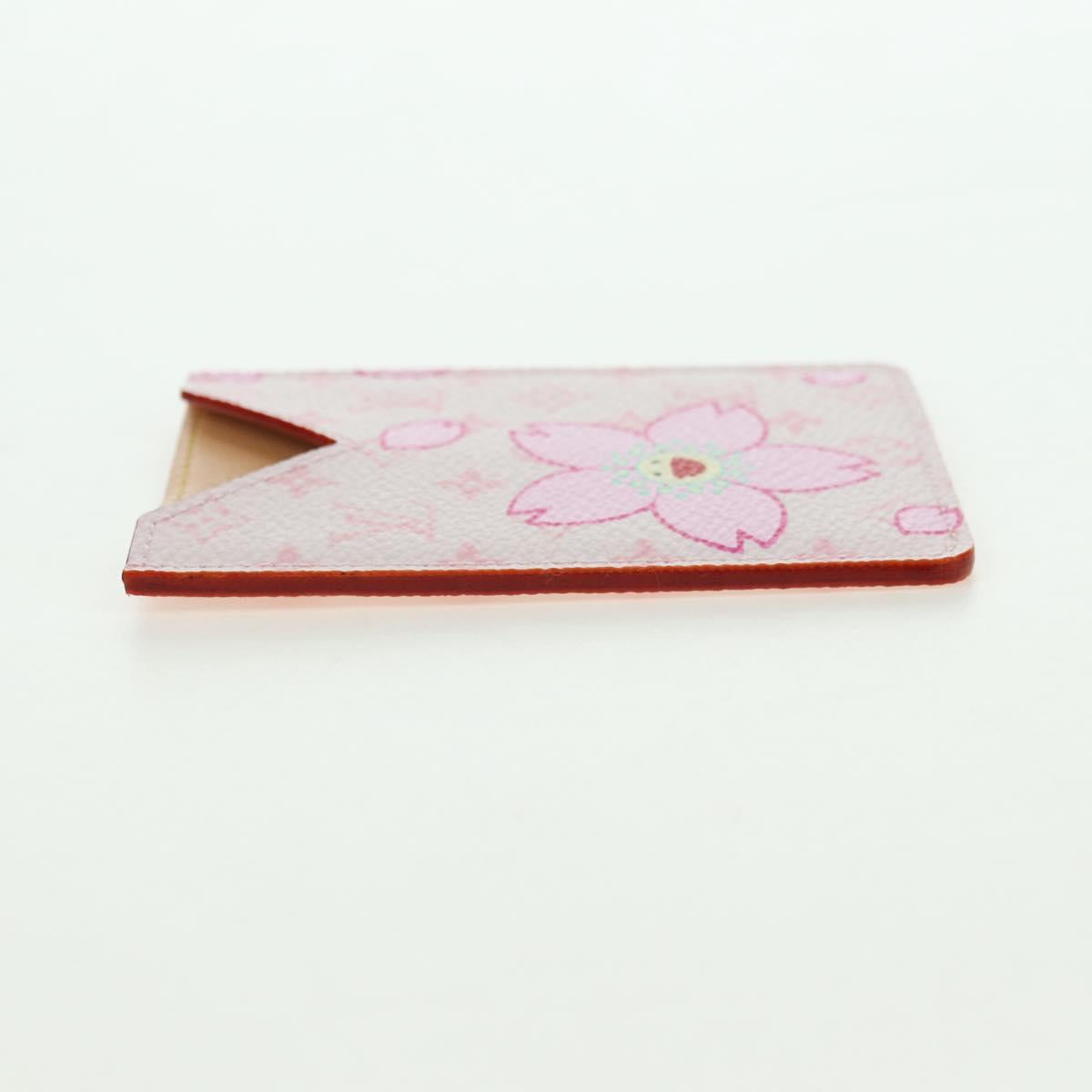 LOUIS VUITTON Monogram Cherry Blossom Etui Mirror Pink M92019 LV Auth 178799SAV
