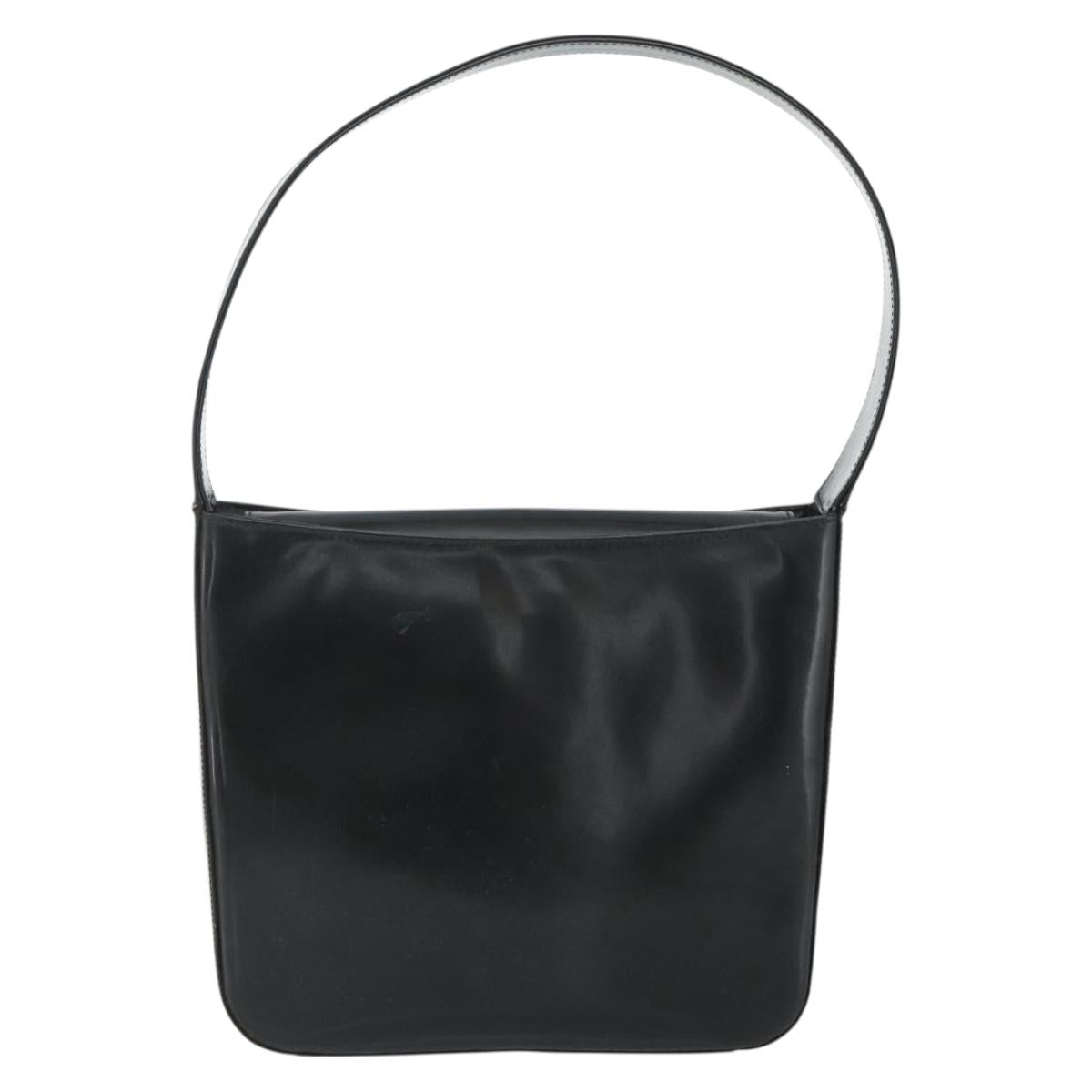 GUCCI Soho Shoulder Bag Patent Leather Black Silver 000 1013 0506 Auth 178814