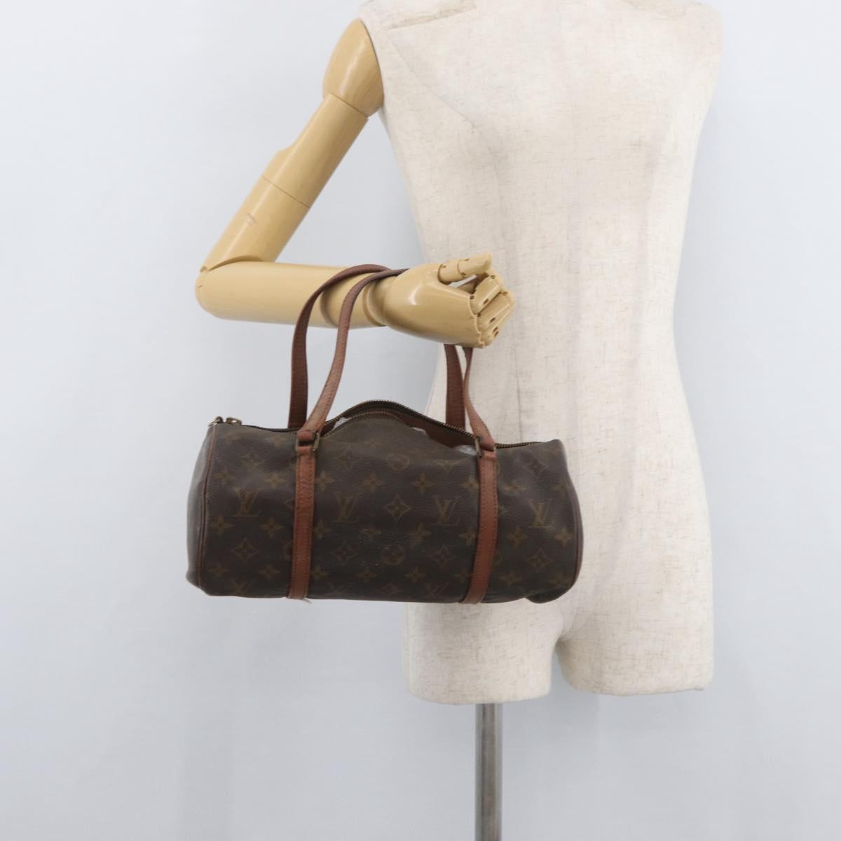 LOUIS VUITTON Monogram Papillon 30 Hand Bag M51385 LV Auth 178831