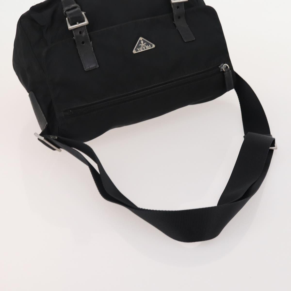PRADA Shoulder Bag Nylon 5 Set Black Light Blue Navy Auth 178839