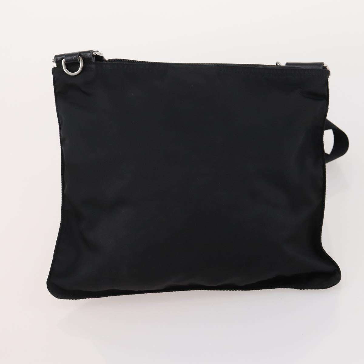 PRADA Shoulder Bag Nylon 5 Set Black Light Blue Navy Auth 178839