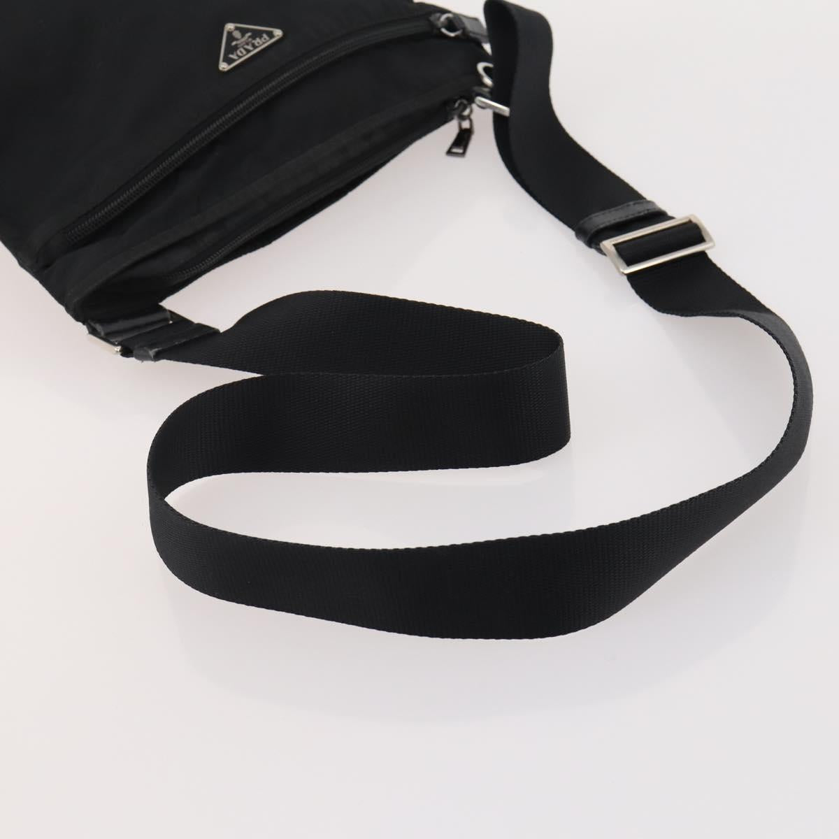 PRADA Shoulder Bag Nylon 5 Set Black Light Blue Navy Auth 178839