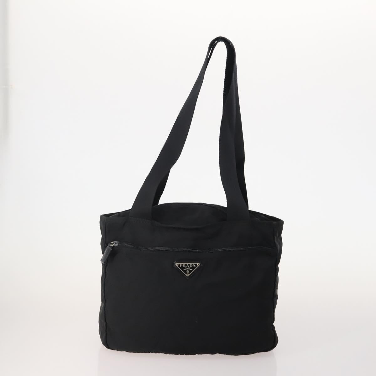 PRADA Shoulder Bag Nylon 5 Set Black Light Blue Navy Auth 178839