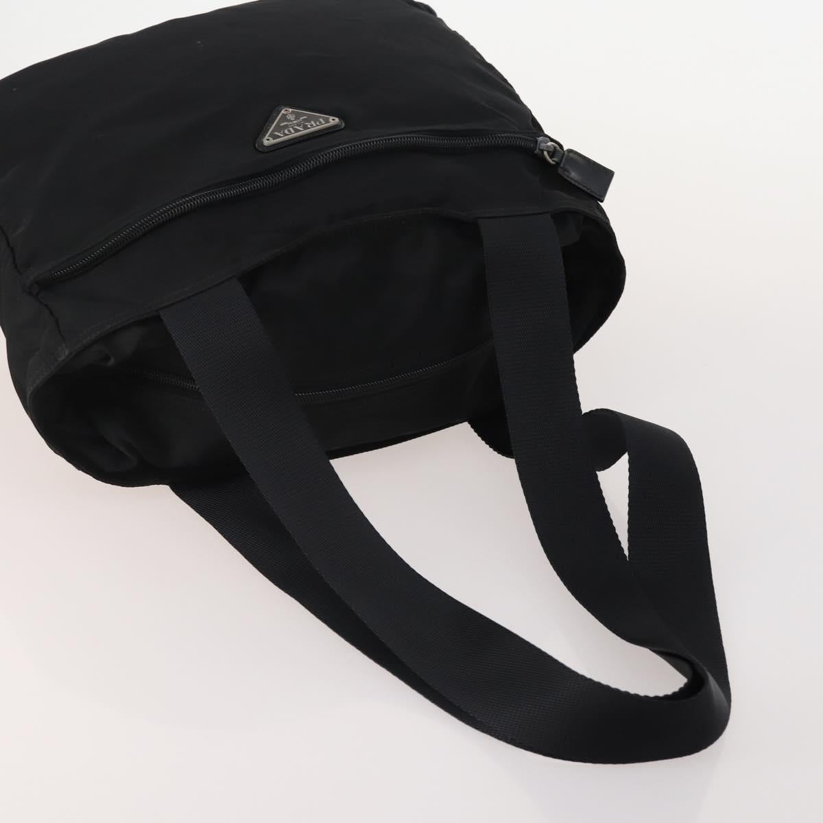 PRADA Shoulder Bag Nylon 5 Set Black Light Blue Navy Auth 178839