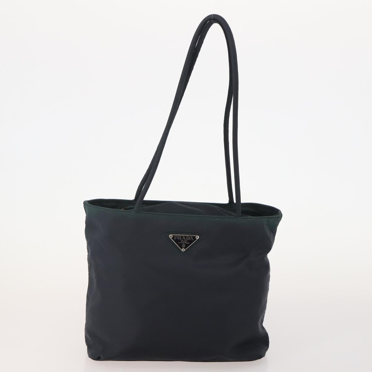 PRADA Shoulder Bag Nylon 5 Set Black Light Blue Navy Auth 178839