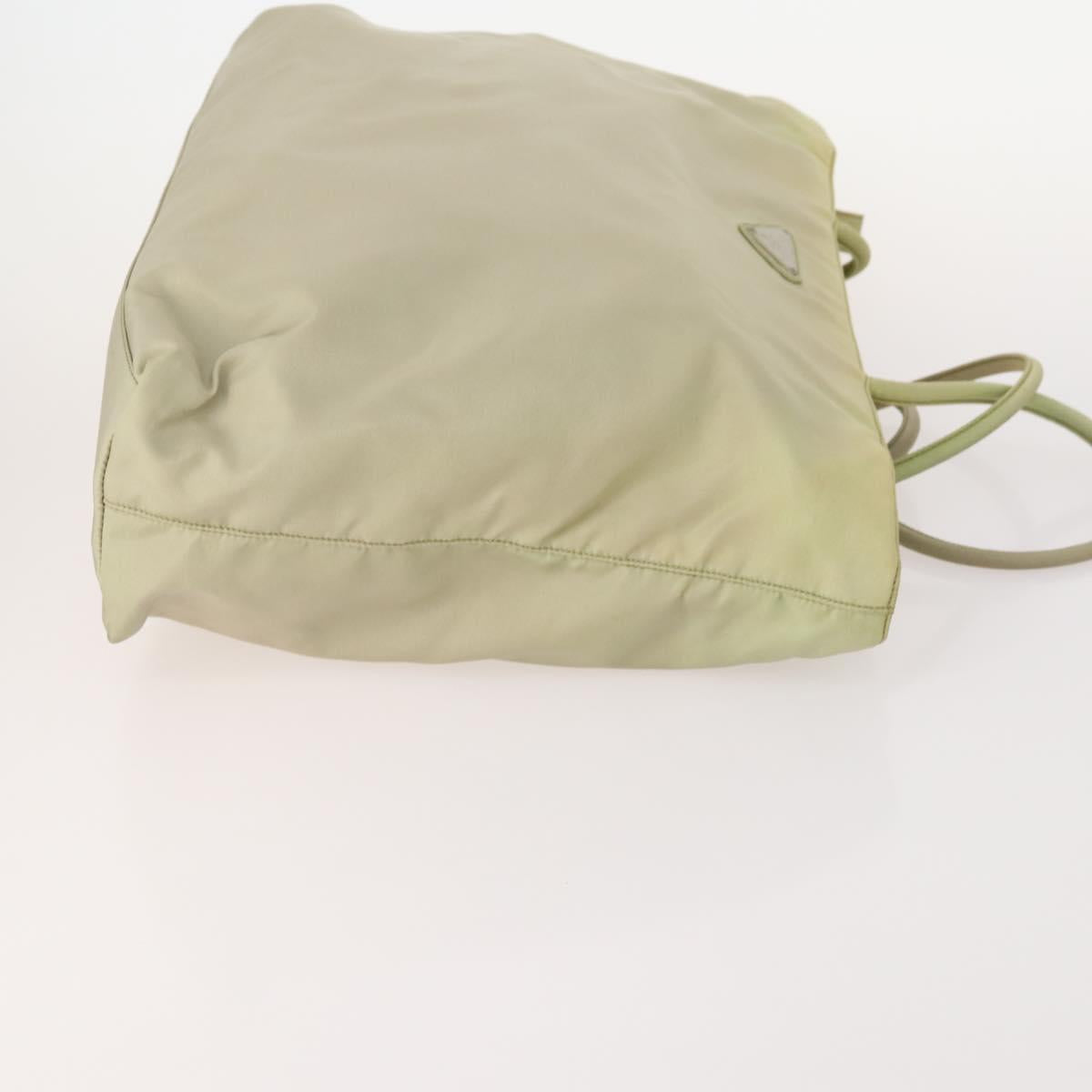 PRADA Hand Bag Nylon 4 Set Black Silver Green Auth 178840