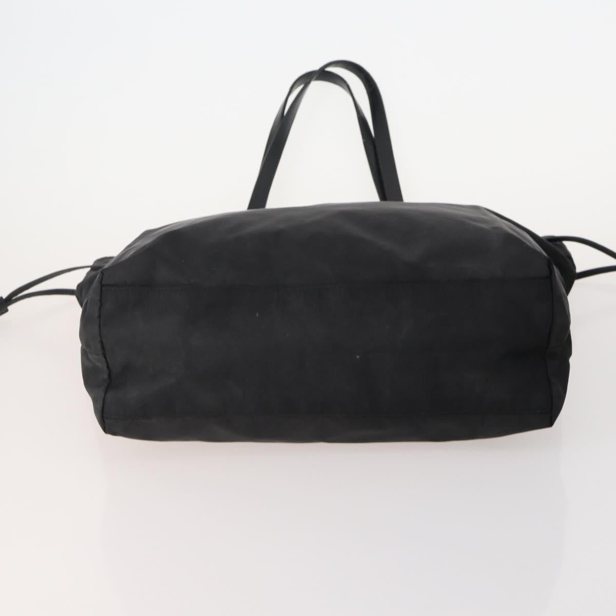 PRADA Shoulder Bag Nylon 4 Set Black Khaki Auth 178841