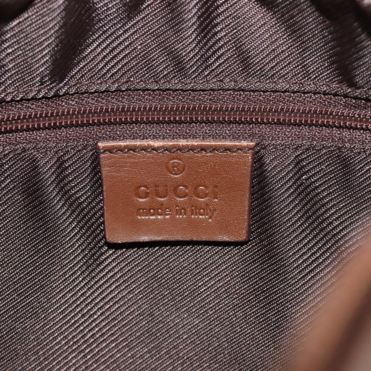 GUCCI GG Canvas Shoulder Bag Beige Silver 001 4205 Auth 178846