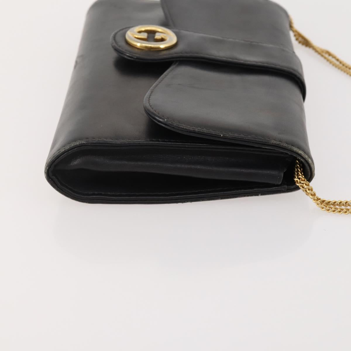 GUCCI GG Canvas GG Supreme Bag PVC Leather Nylon 3 Set Navy Blue Auth 178850