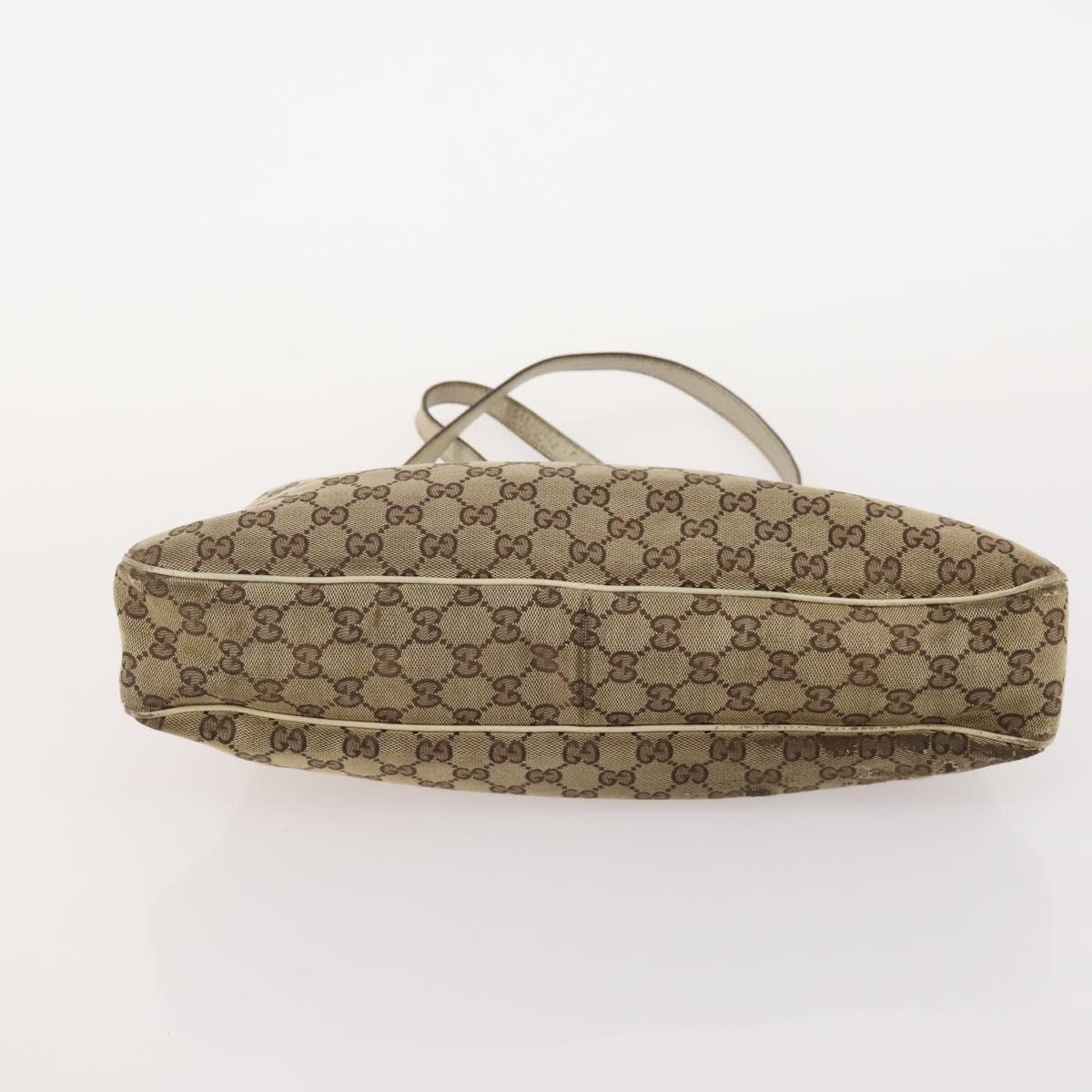 GUCCI GG Canvas Tote Bag 4 Set Navy Beige Auth 178851