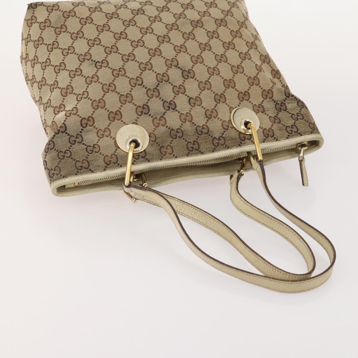 GUCCI GG Canvas Tote Bag 4 Set Beige Auth 178852