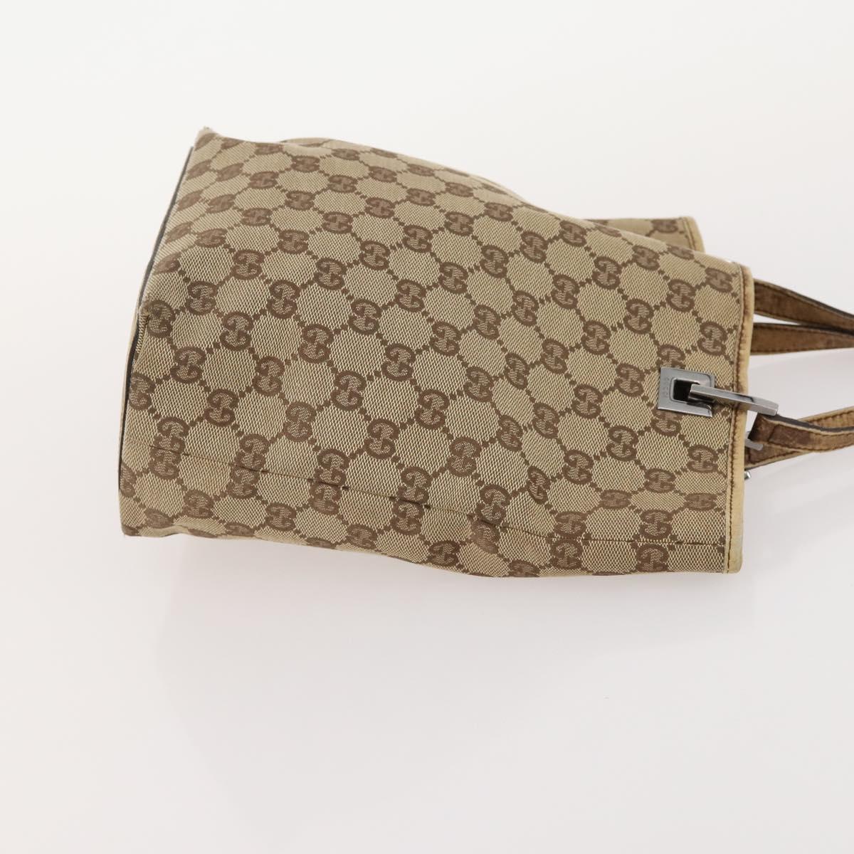 GUCCI GG Canvas Tote Bag 4 Set Beige Auth 178852