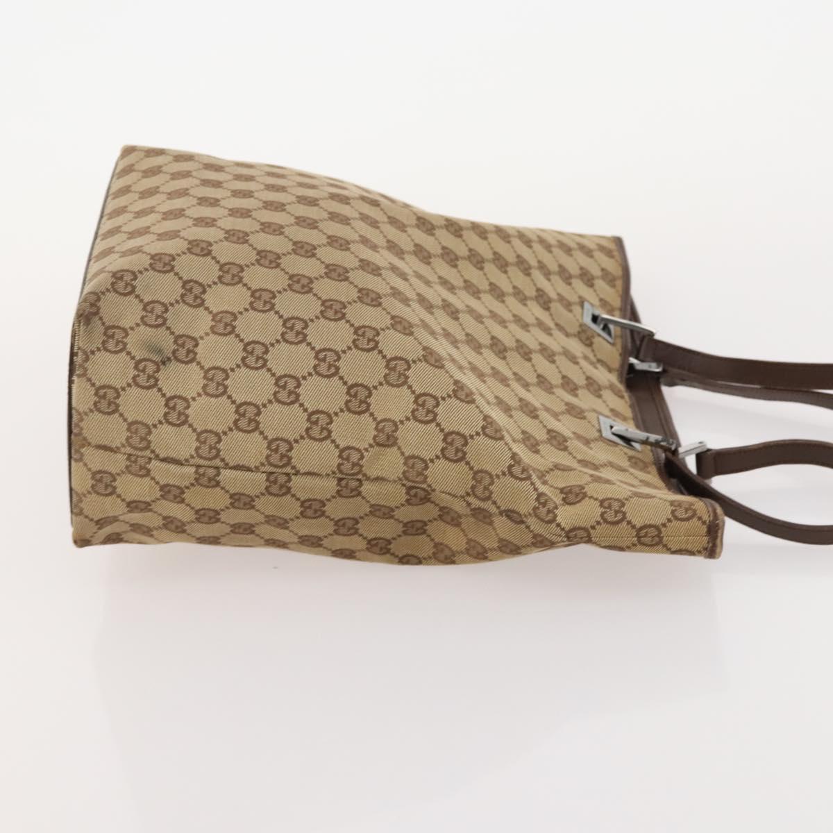 GUCCI GG Canvas Tote Bag 4 Set Beige Auth 178852