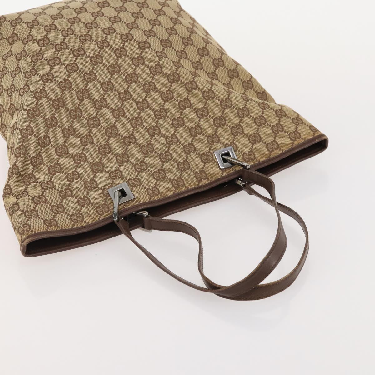 GUCCI GG Canvas Tote Bag 4 Set Beige Auth 178852