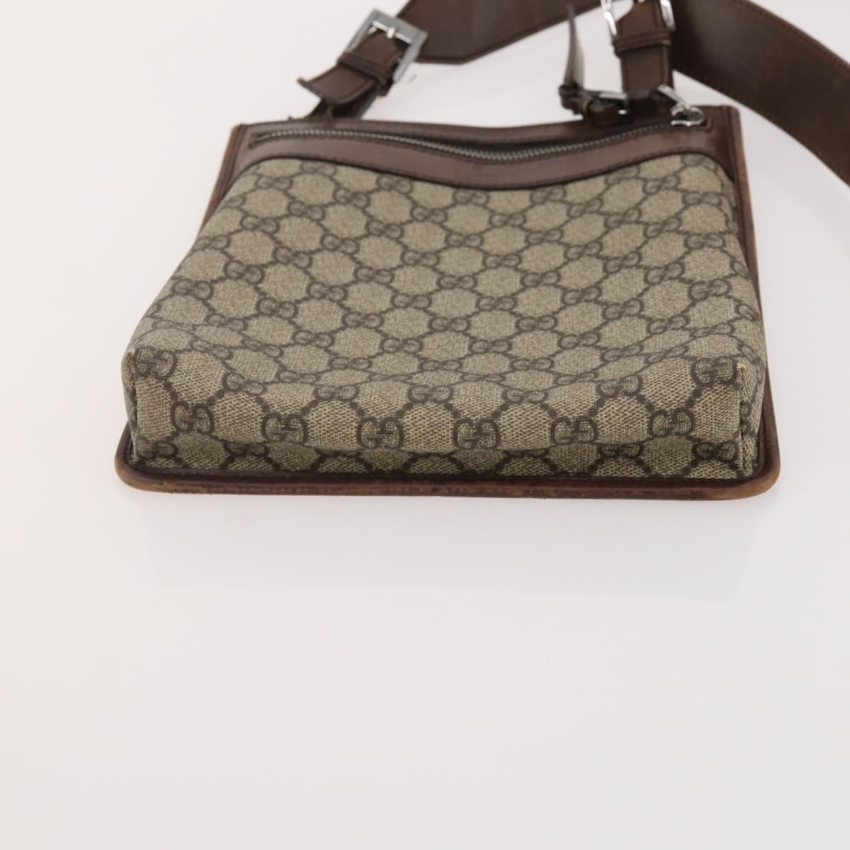 GUCCI GG Canvas Shoulder Bag 4 Set Black Beige Auth 178854