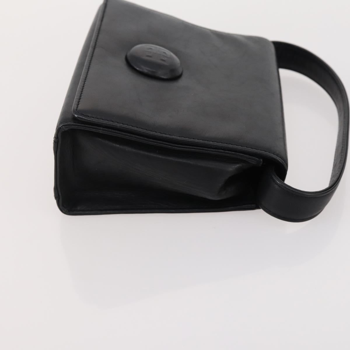 GIVENCHY Chloe Hand Bag Leather 3 Set Black Brown Auth 178857