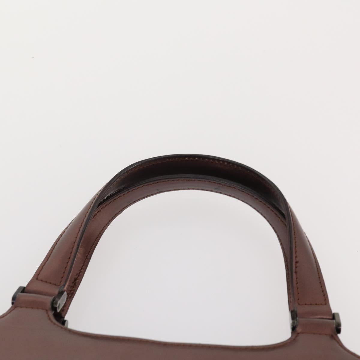 GIVENCHY Chloe Hand Bag Leather 3 Set Black Brown Auth 178857