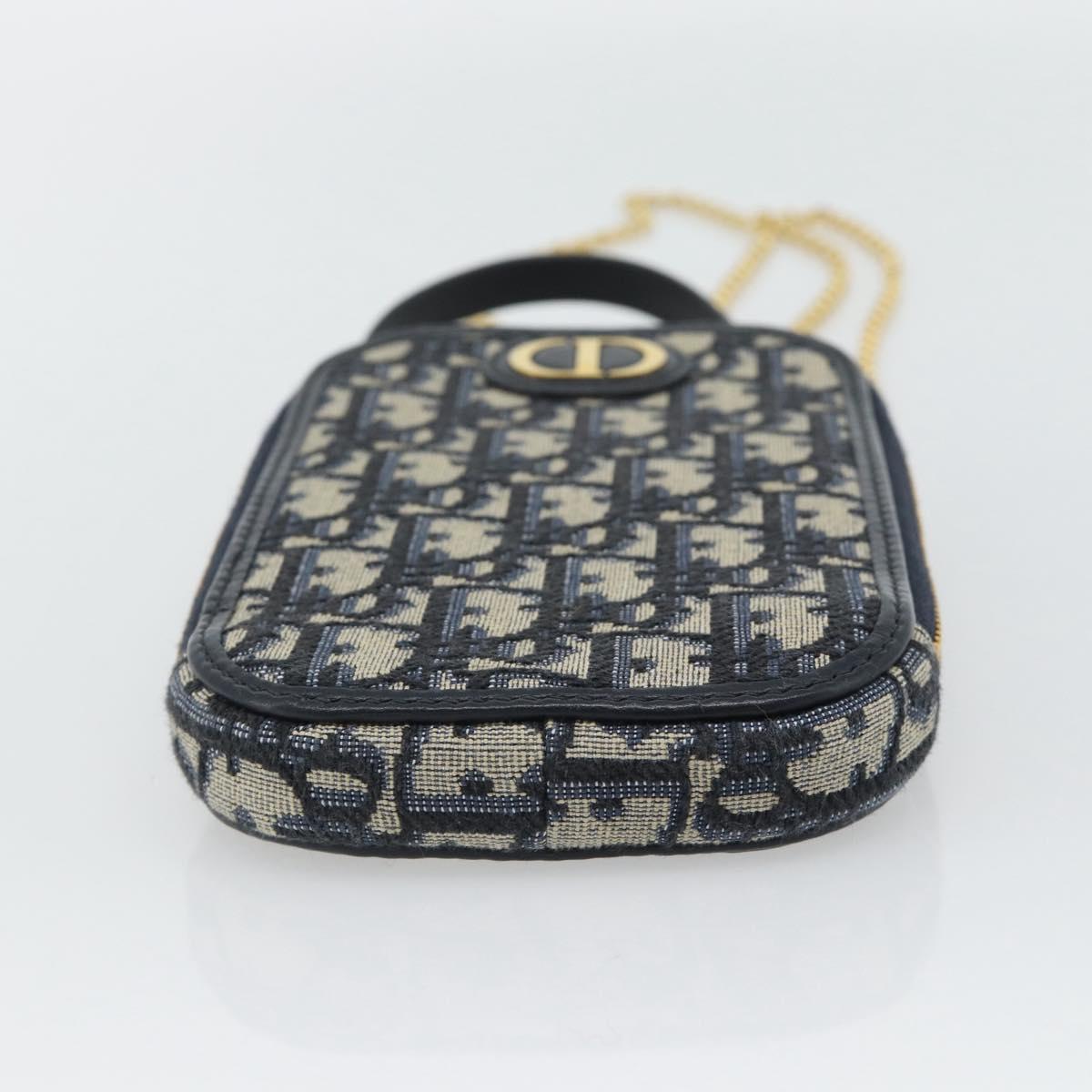 Christian Dior Trotter Canvas Phone Holder Chain Montagne 30 2way Auth 178864M