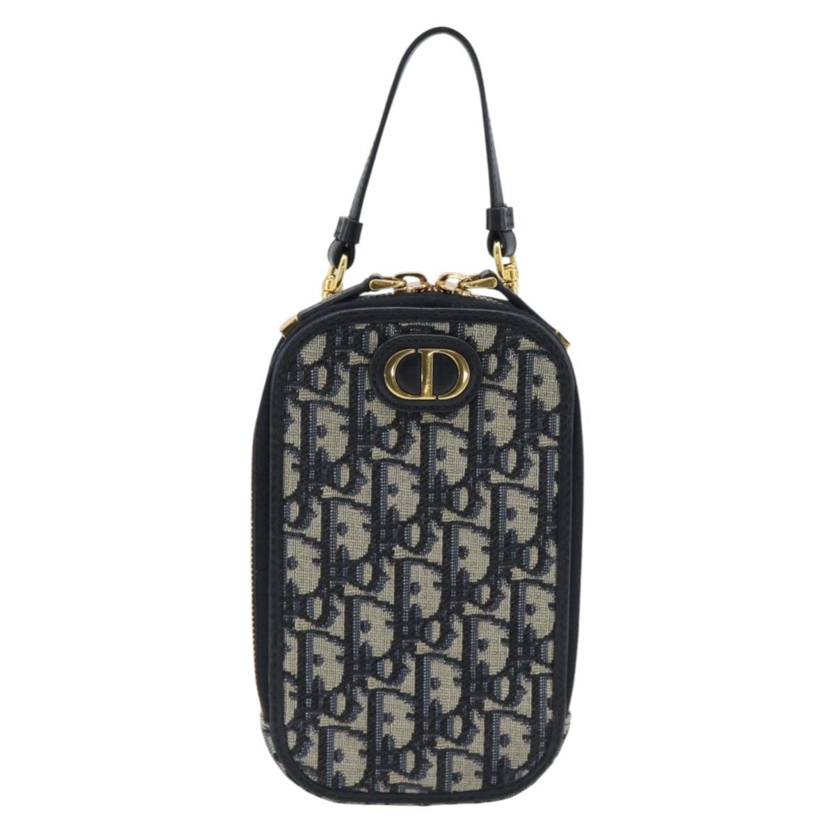 Christian Dior Trotter Canvas Phone Holder Chain Montagne 30 2way Auth 178864M
