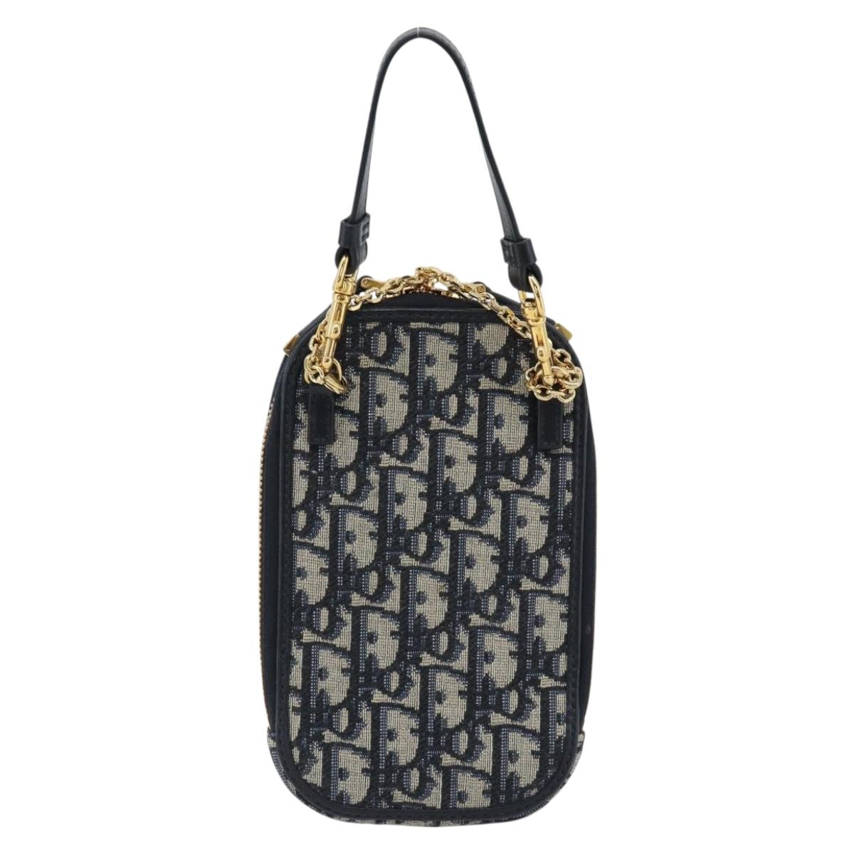 Christian Dior Trotter Canvas Phone Holder Chain Montagne 30 2way Auth 178864M