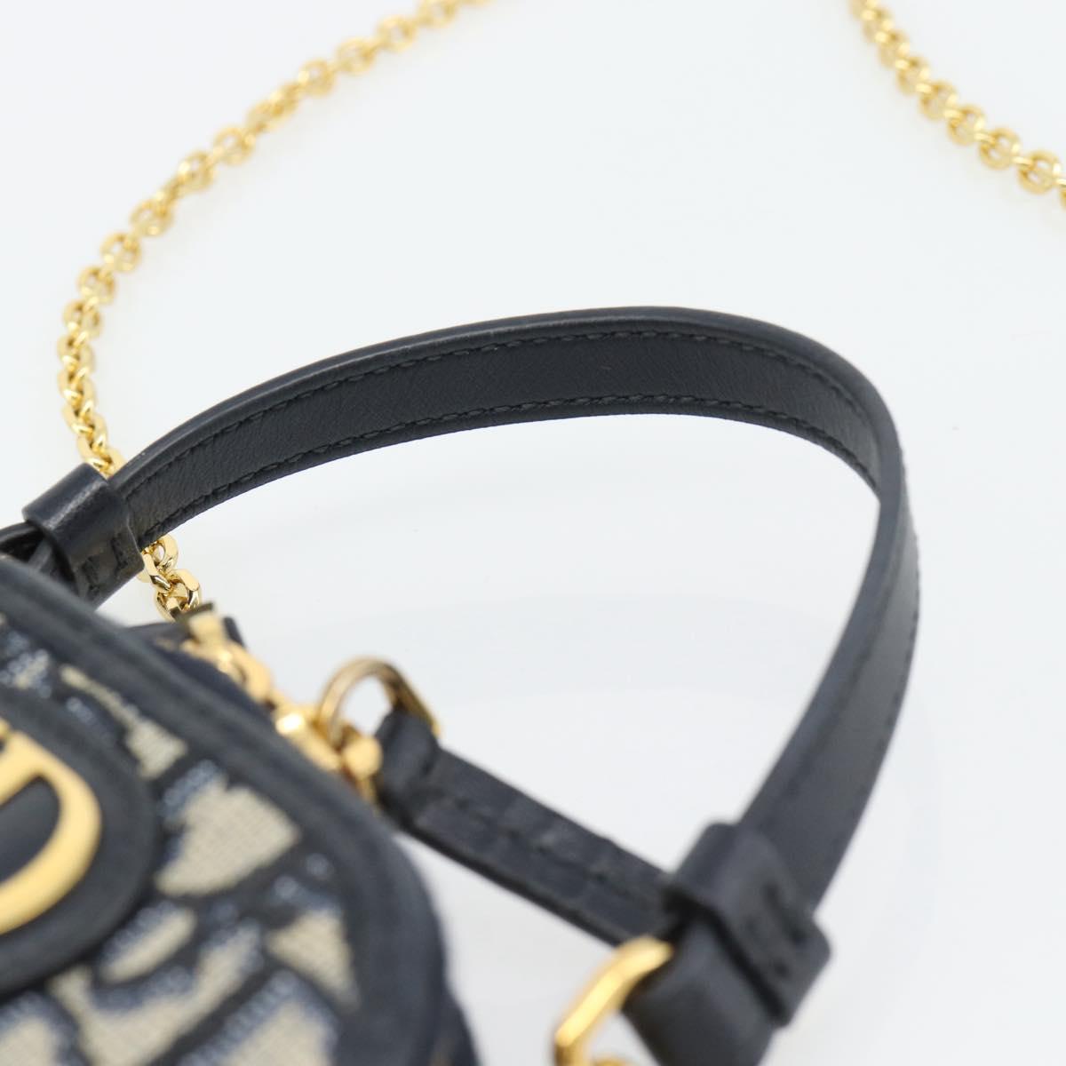 Christian Dior Trotter Canvas Phone Holder Chain Montagne 30 2way Auth 178864M