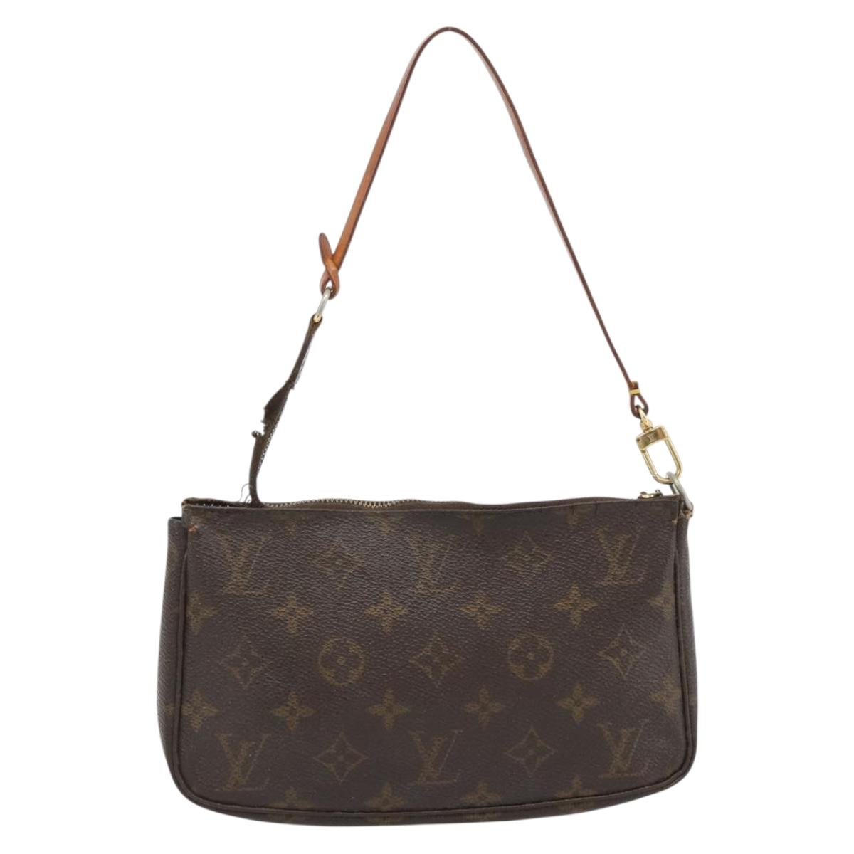 LOUIS VUITTON Monogram Pochette Accessoires Accessory Pouch M51980 Auth 178875