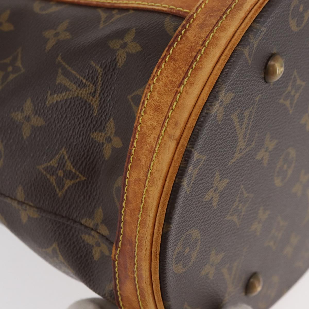 LOUIS VUITTON Monogram Bucket GM Shoulder Bag M42236 LV Auth 178888