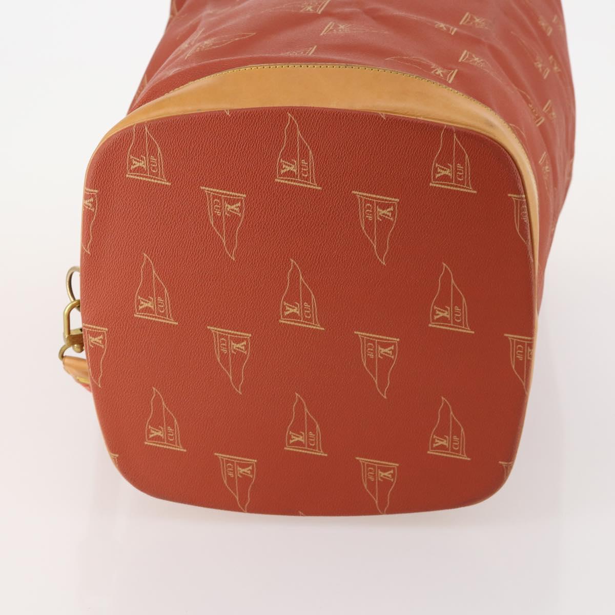 LOUIS VUITTON LV Cup Suck Marine Bag PVC Leather Aboganie M80022 LV Auth 178901