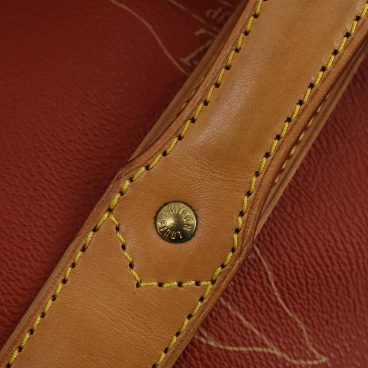 LOUIS VUITTON LV Cup Suck Marine Bag PVC Leather Aboganie M80022 LV Auth 178901