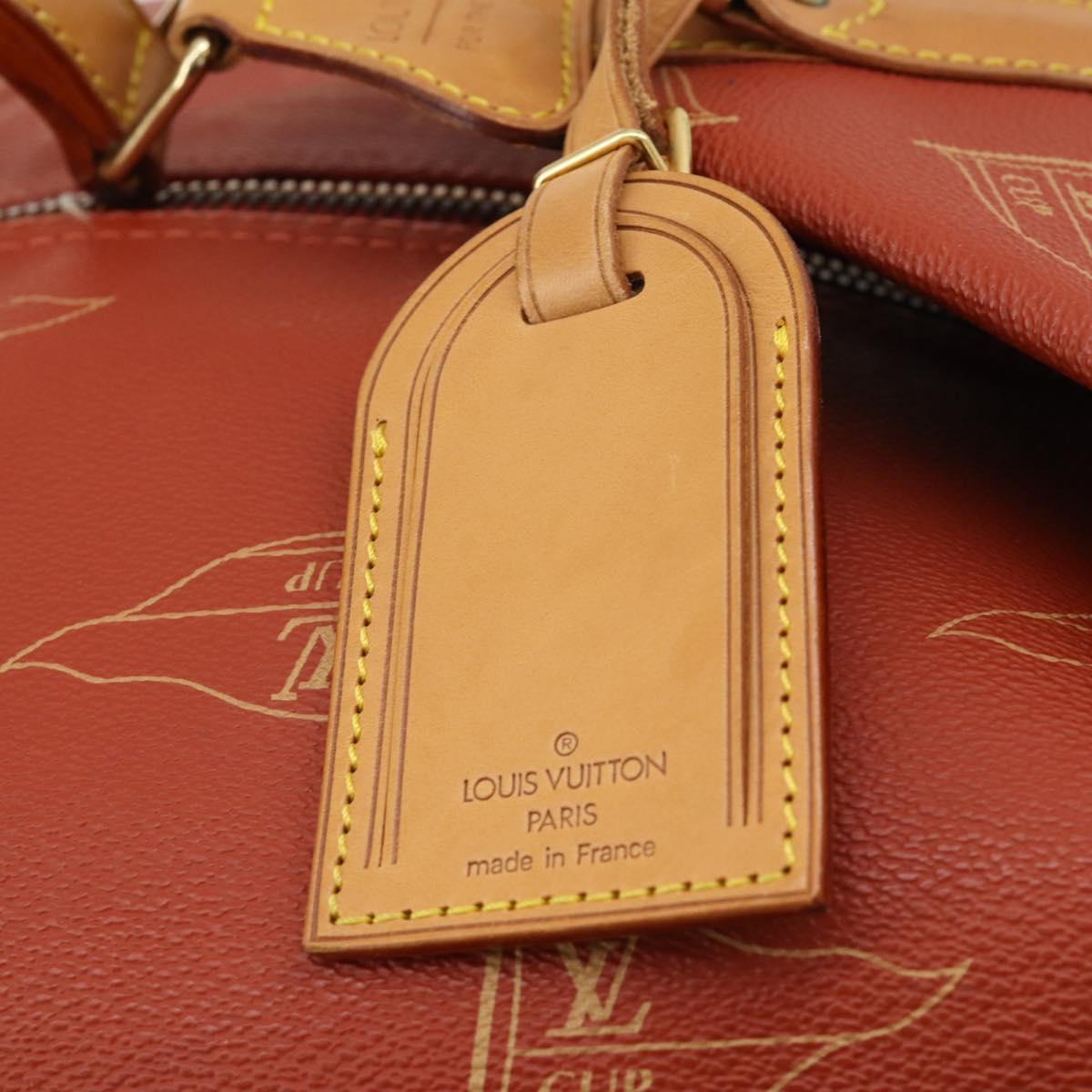 LOUIS VUITTON LV Cup Suck Marine Bag PVC Leather Aboganie M80022 LV Auth 178901