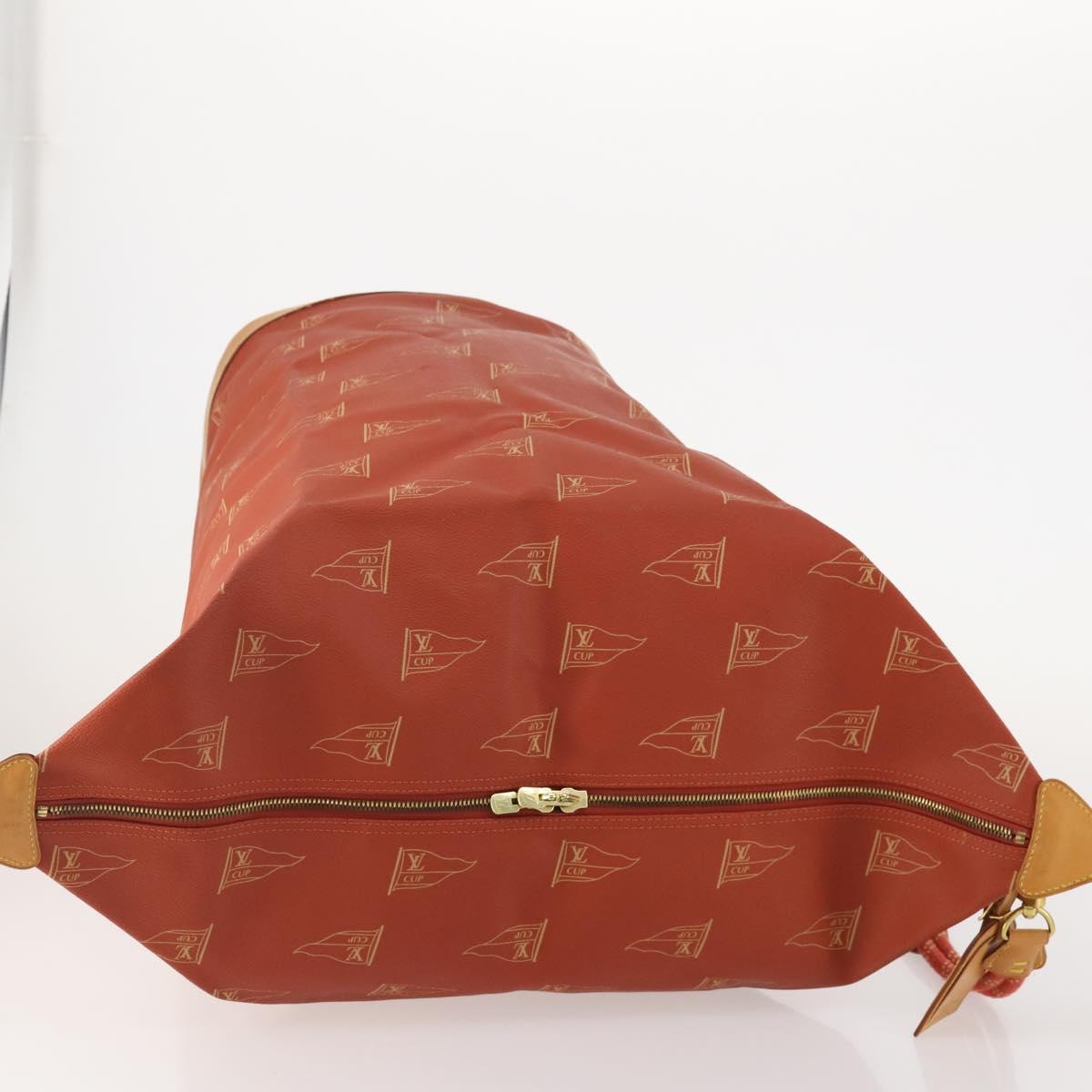 LOUIS VUITTON LV Cup Suck Marine Bag PVC Leather Aboganie M80022 LV Auth 178901