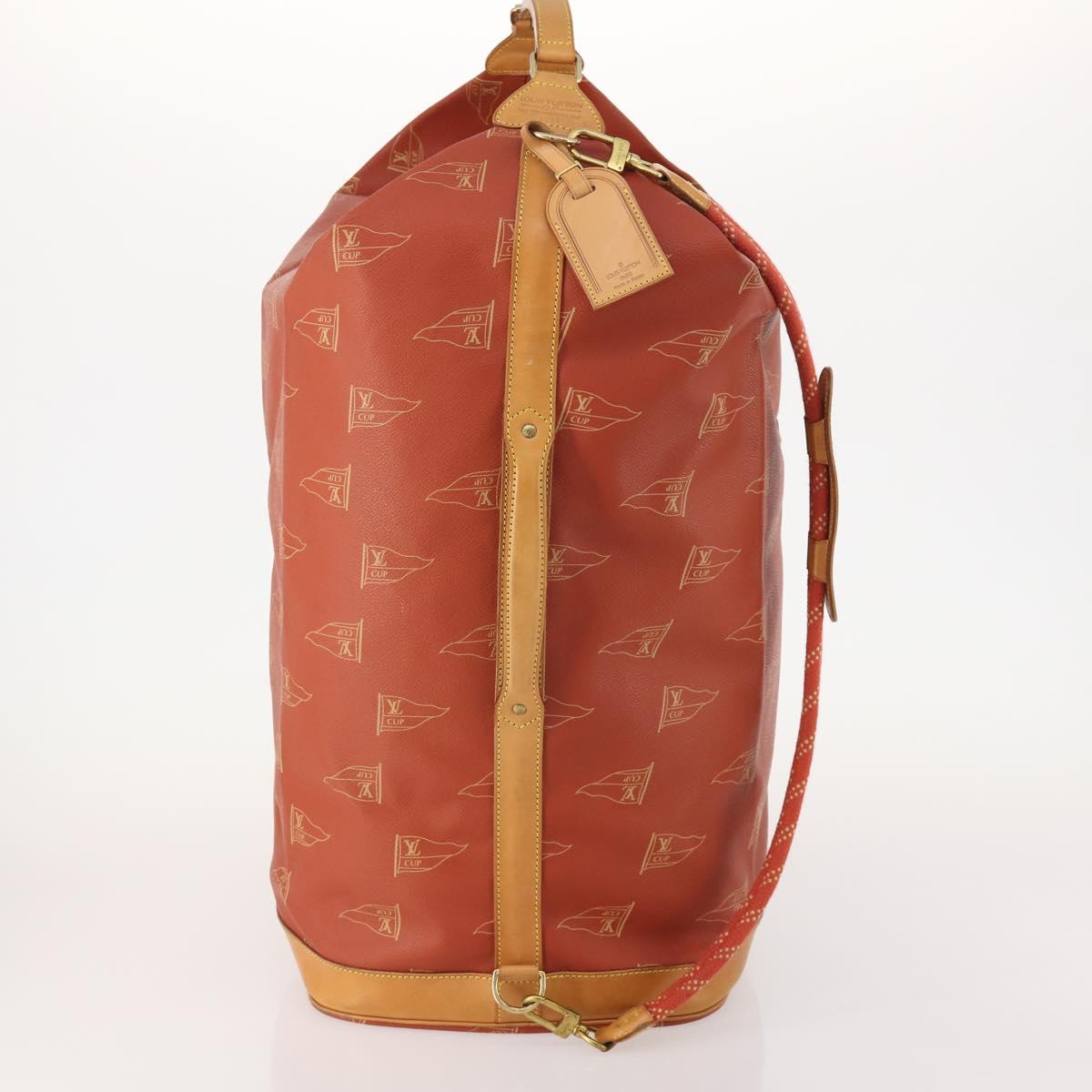 LOUIS VUITTON LV Cup Suck Marine Bag PVC Leather Aboganie M80022 LV Auth 178901