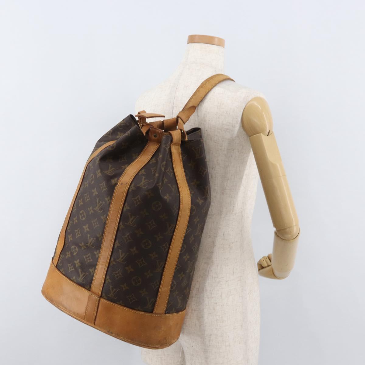 LOUIS VUITTON Monogram Randonnee GM Shoulder Bag M42244 LV Auth 178906