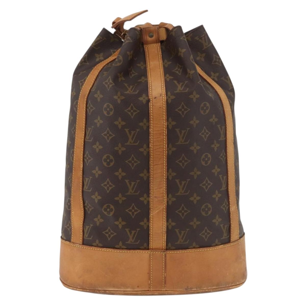 LOUIS VUITTON Monogram Randonnee GM Shoulder Bag M42244 LV Auth 178906