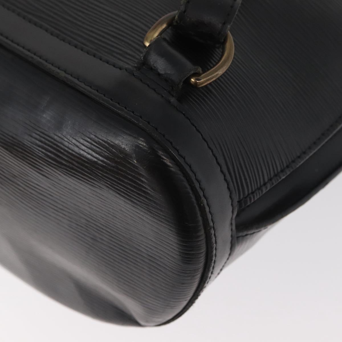 LOUIS VUITTON Epi Gobelins Backpack Black M52292 LV Auth 178907