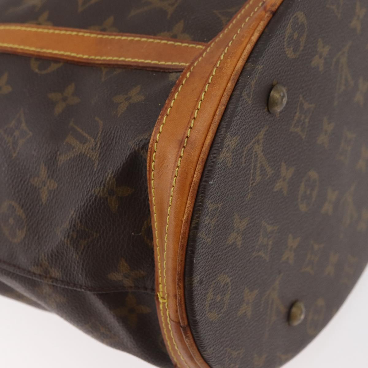 LOUIS VUITTON Monogram Bucket GM Shoulder Bag M42236 LV Auth 178948
