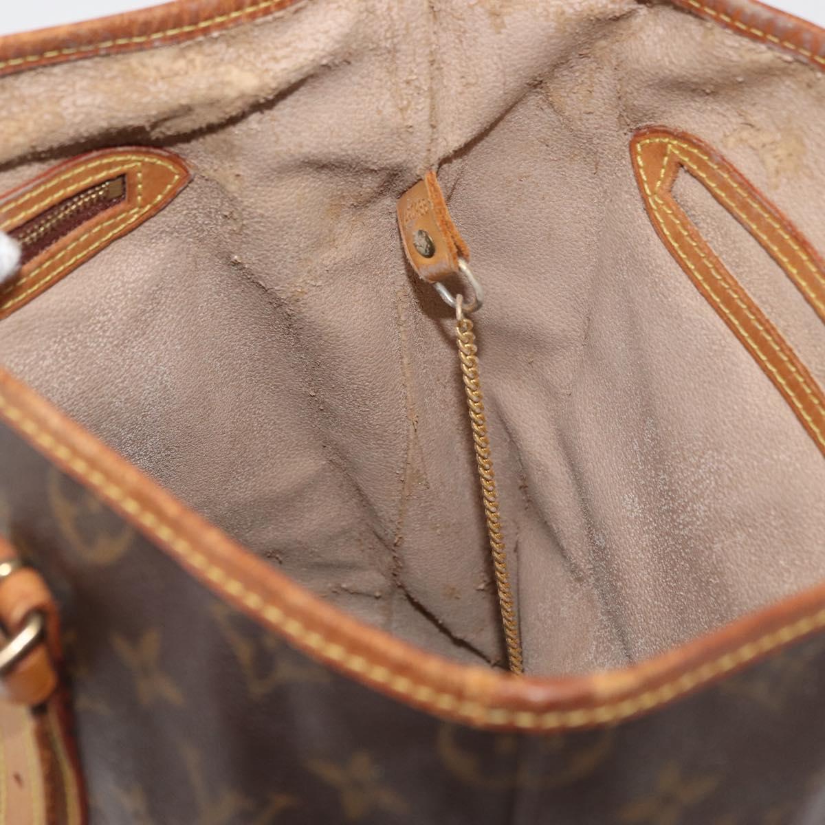 LOUIS VUITTON Monogram Bucket GM Shoulder Bag M42236 LV Auth 178948