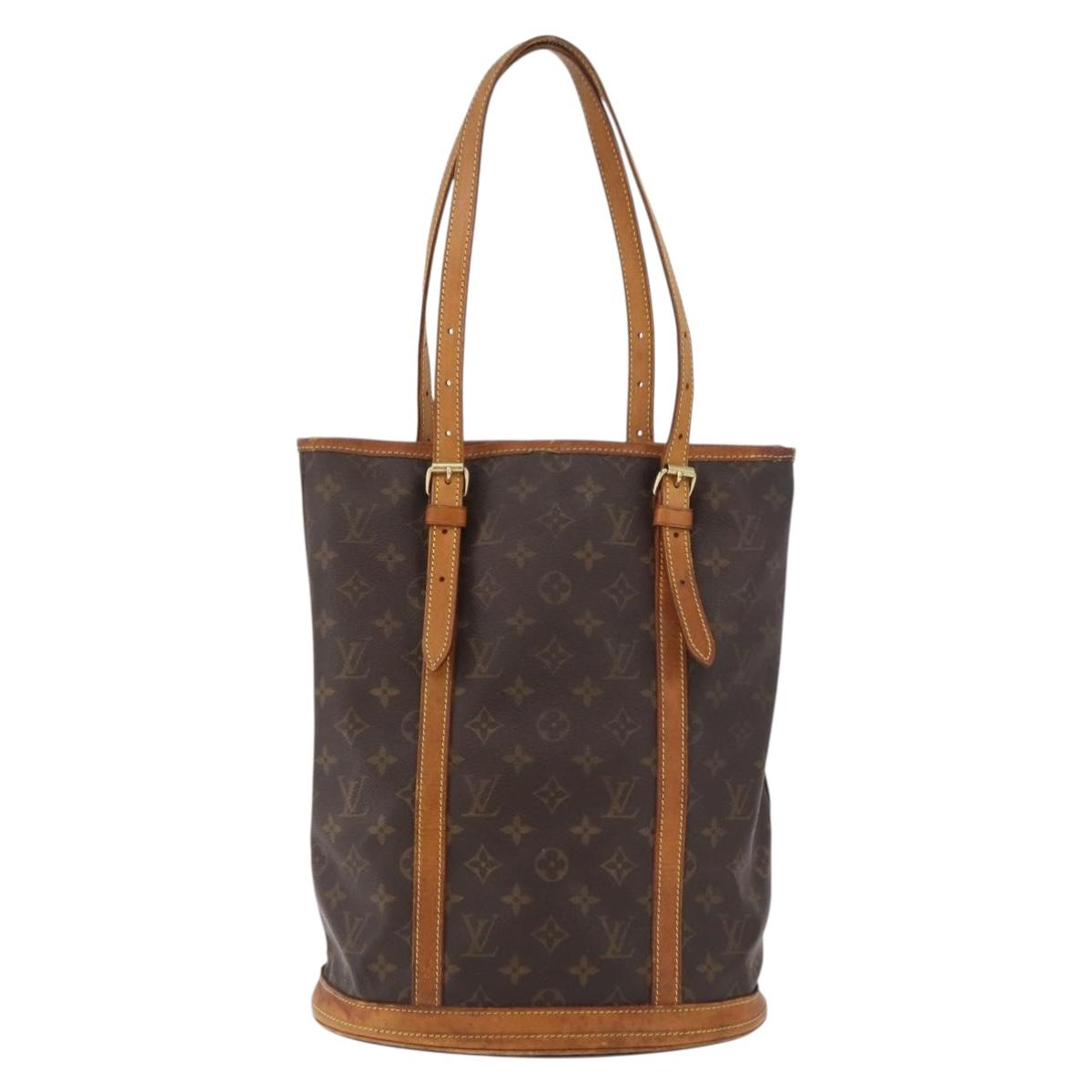 LOUIS VUITTON Monogram Bucket GM Shoulder Bag M42236 LV Auth 178948