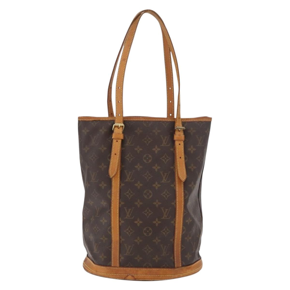 LOUIS VUITTON Monogram Bucket GM Shoulder Bag M42236 LV Auth 178948