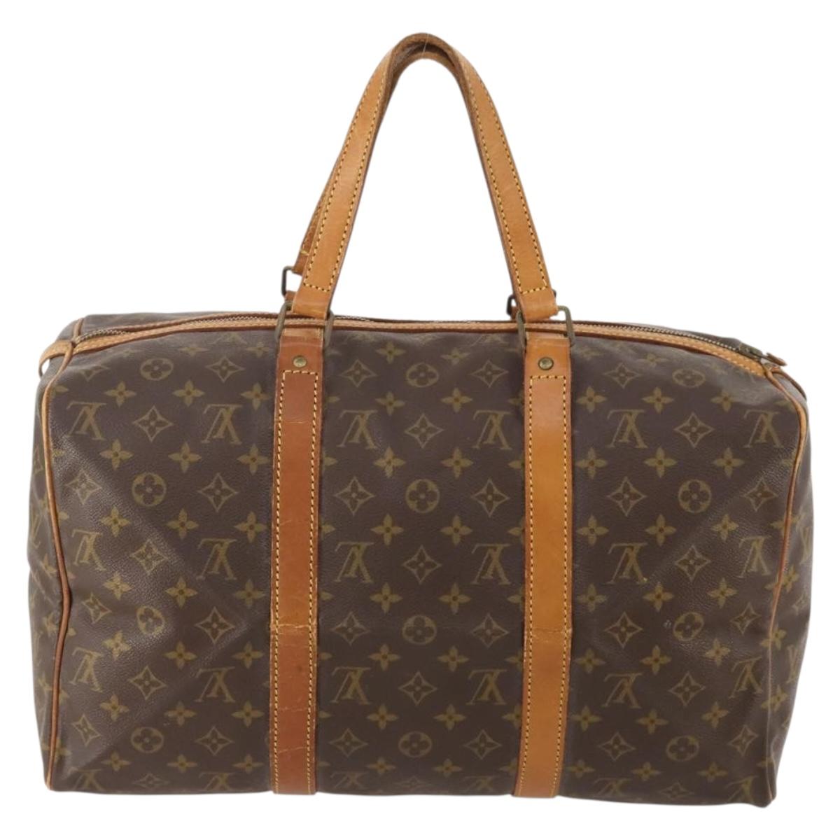 LOUIS VUITTON Monogram Sac Souple 45 Boston Bag M41624 LV Auth 178950