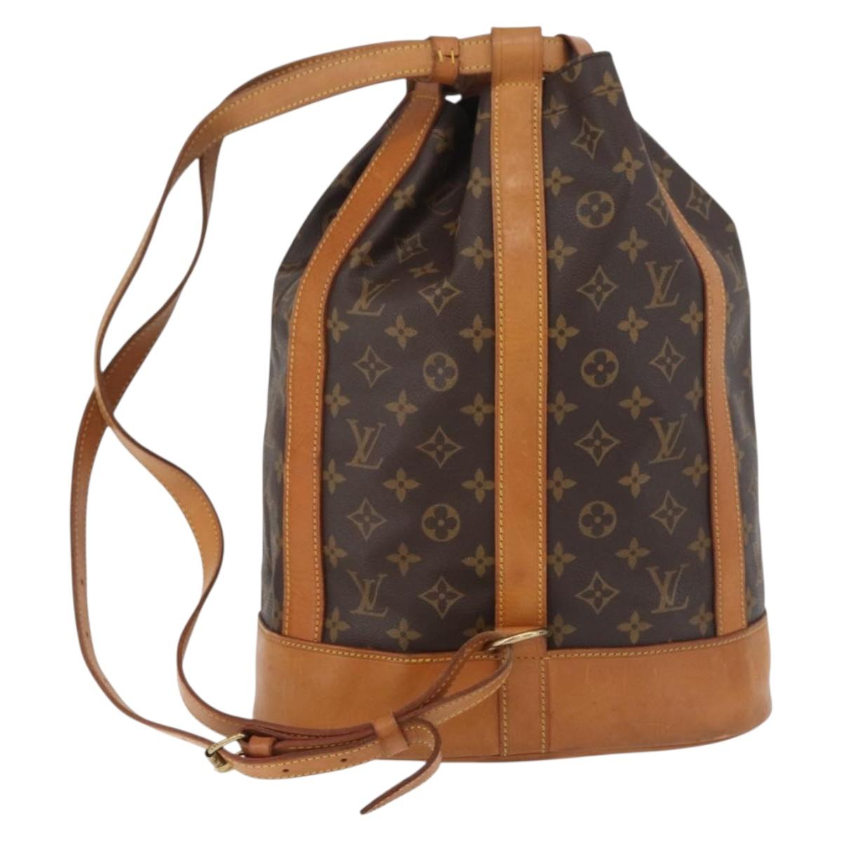 LOUIS VUITTON Monogram Randonnee PM Shoulder Bag M42243 LV Auth 178959
