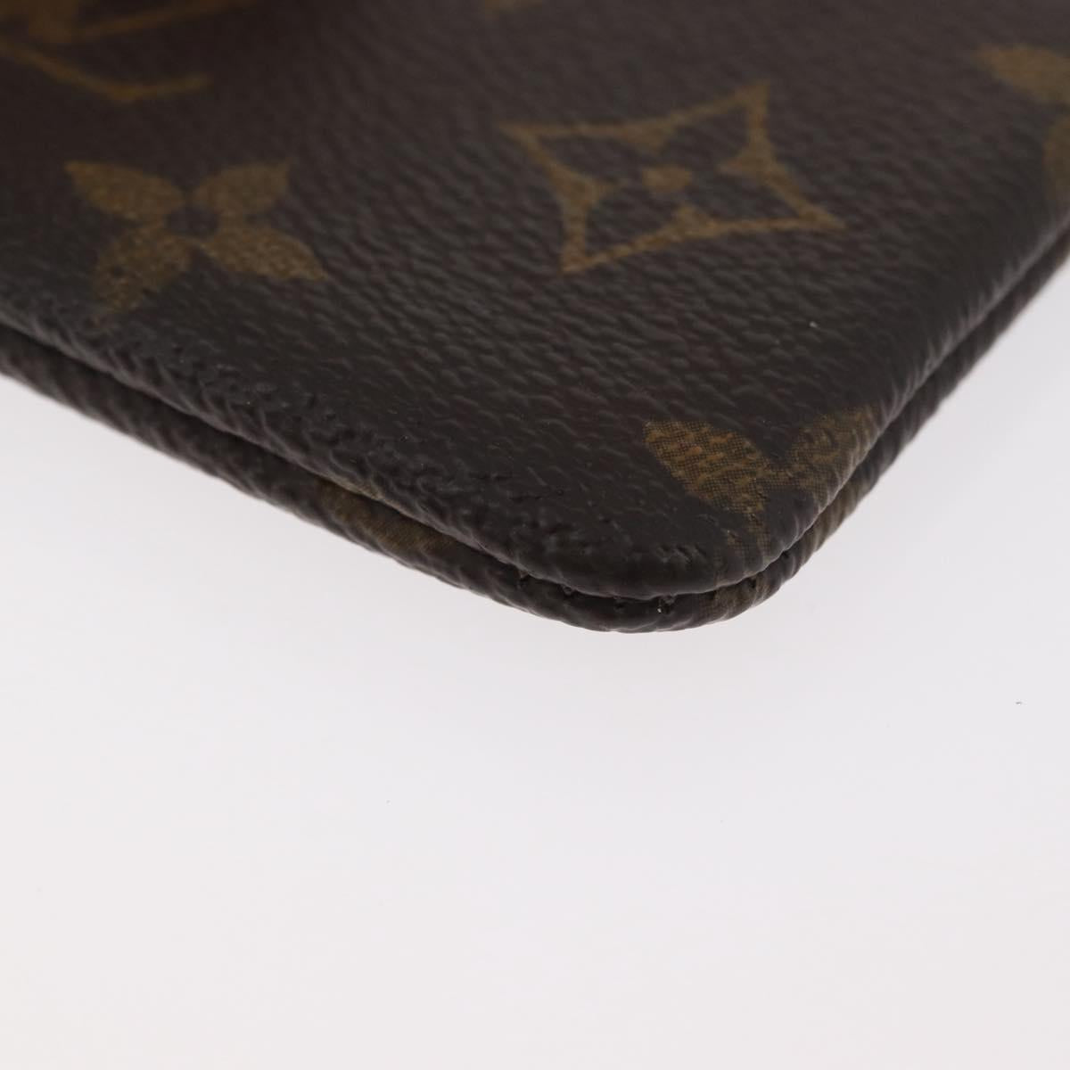 LOUIS VUITTON Monogram Pochette Cles Coin Purse M62650 LV Auth 178975