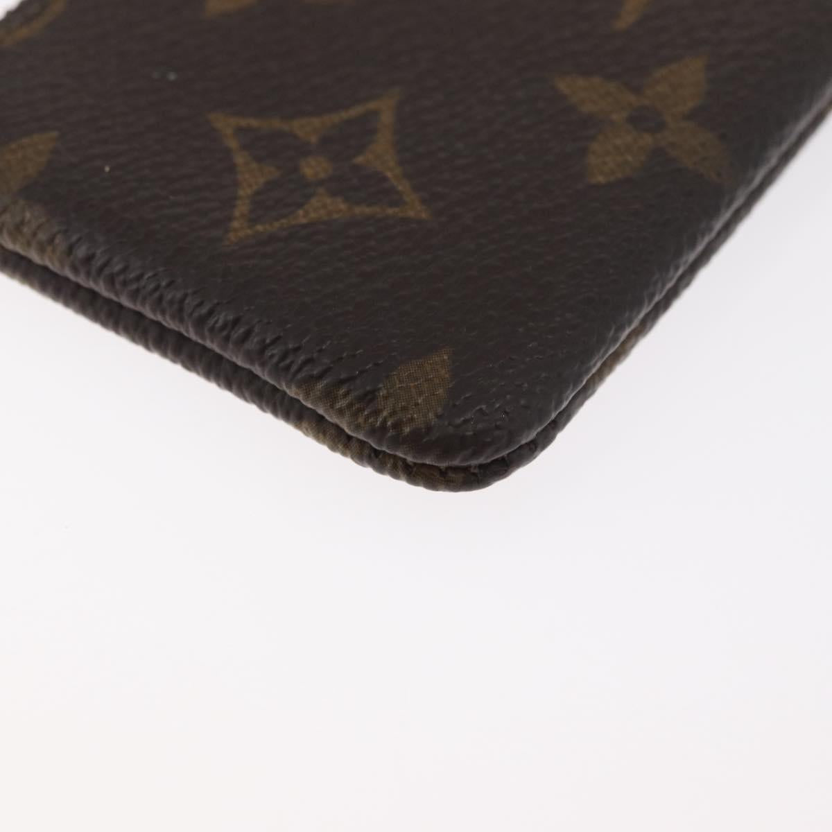 LOUIS VUITTON Monogram Pochette Cles Coin Purse M62650 LV Auth 178975