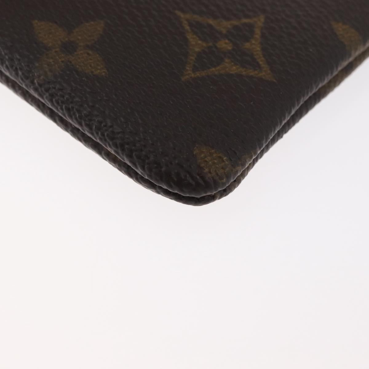 LOUIS VUITTON Monogram Pochette Cles Coin Purse M62650 LV Auth 178975