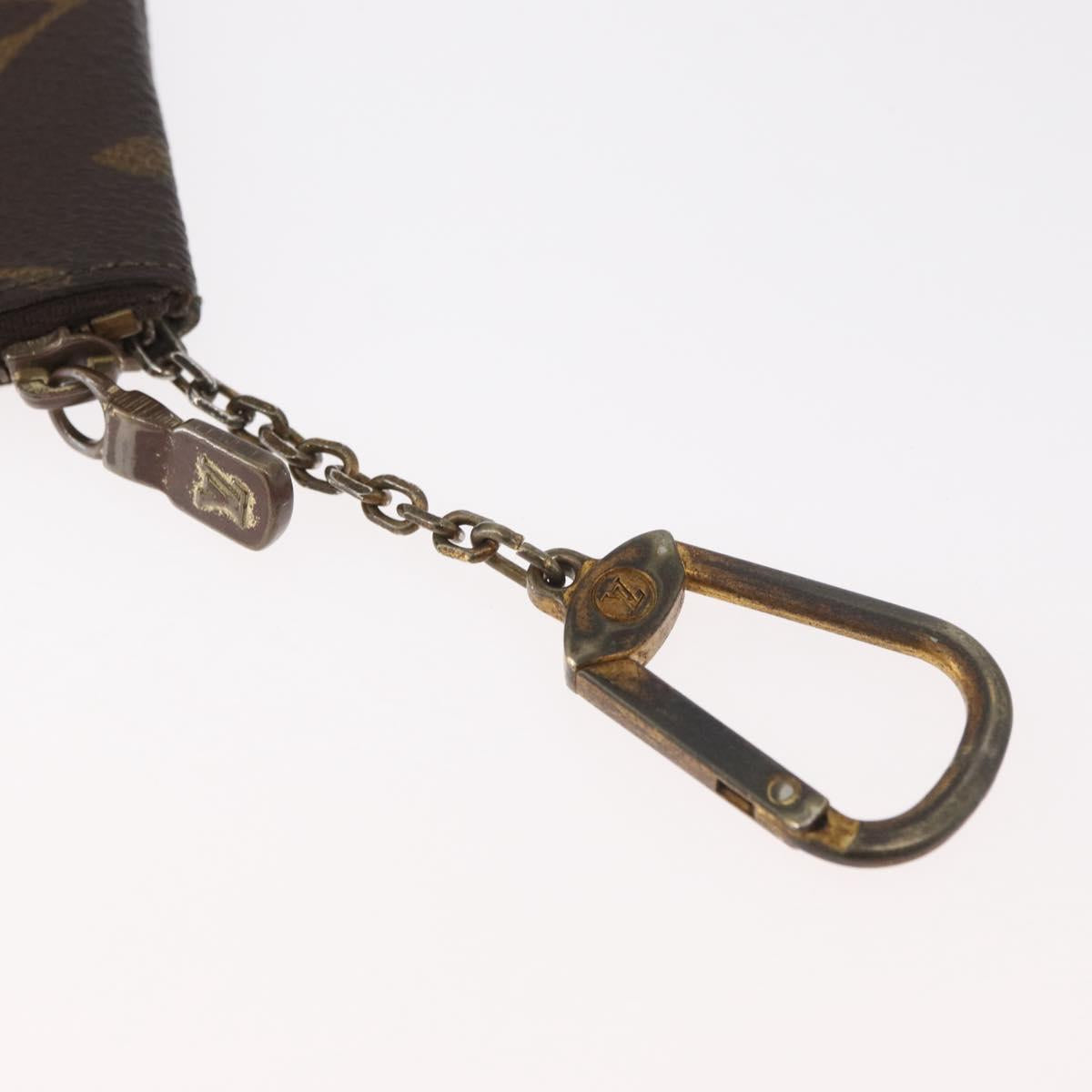 LOUIS VUITTON Monogram Pochette Cles Coin Purse M62650 LV Auth 178975