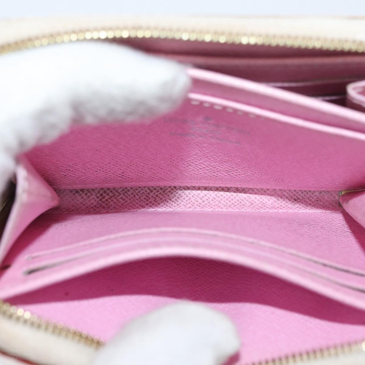 LOUIS VUITTON Multicolor Zippy Coin Purse Coin Purse White M93741 Auth 178977A