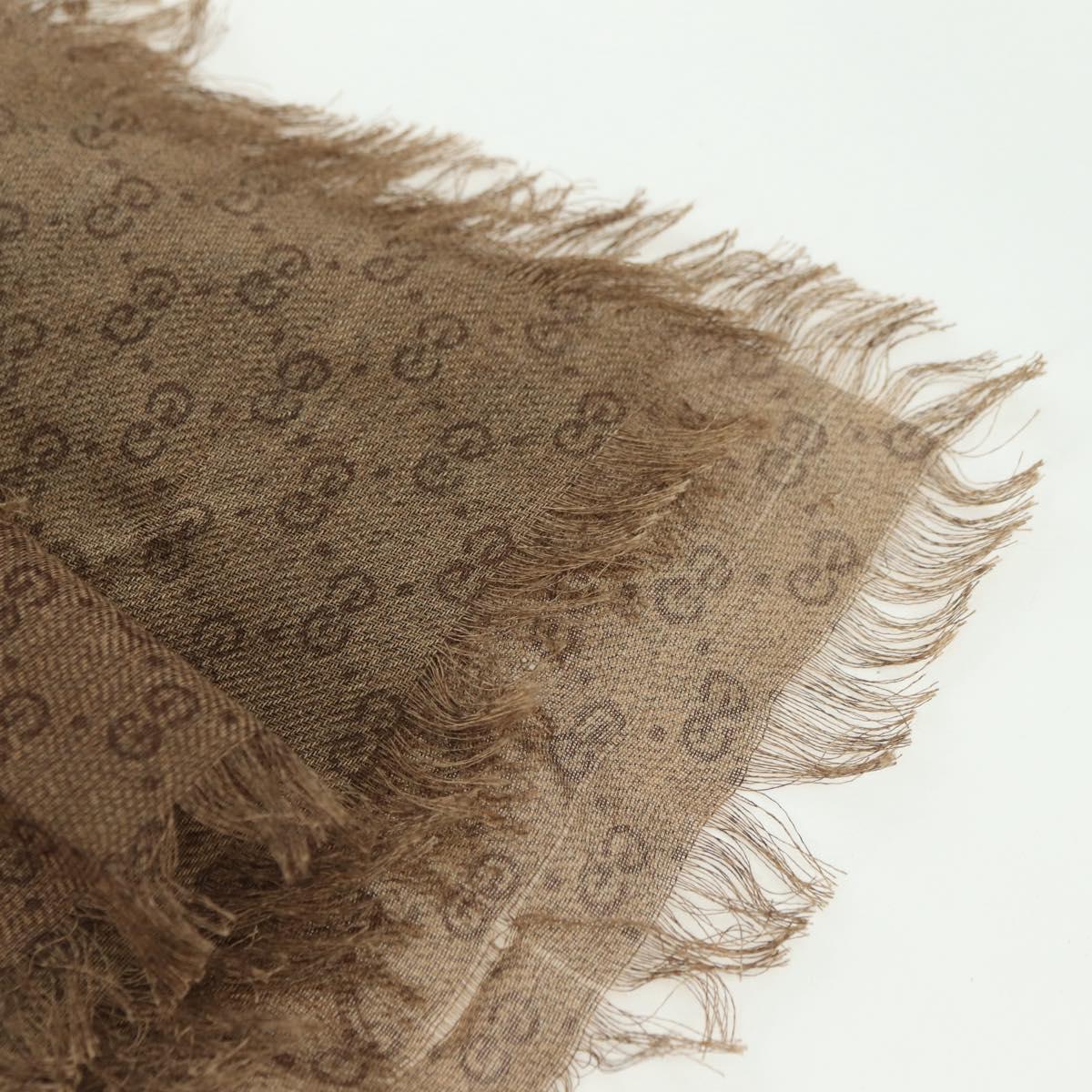 GUCCI MicroGG Disney Collaboration Mickey Mouse Stole Silk Beige Auth 178978SAM