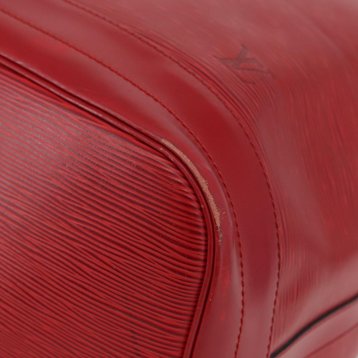 LOUIS VUITTON Epi Noe Shoulder Bag Red M44007 LV Auth 178986A