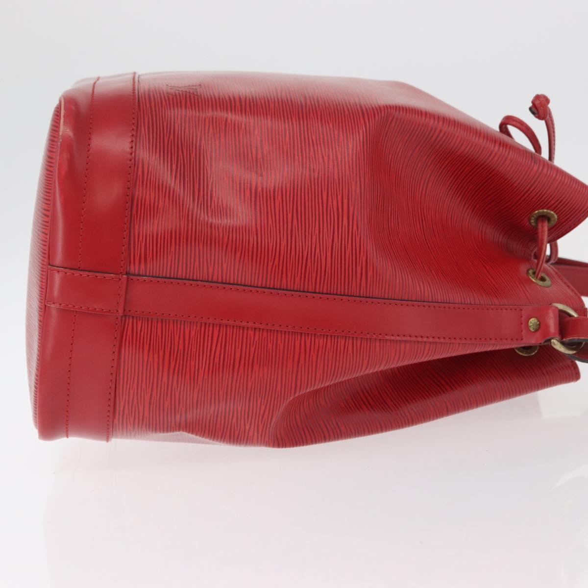 LOUIS VUITTON Epi Noe Shoulder Bag Red M44007 LV Auth 178986A